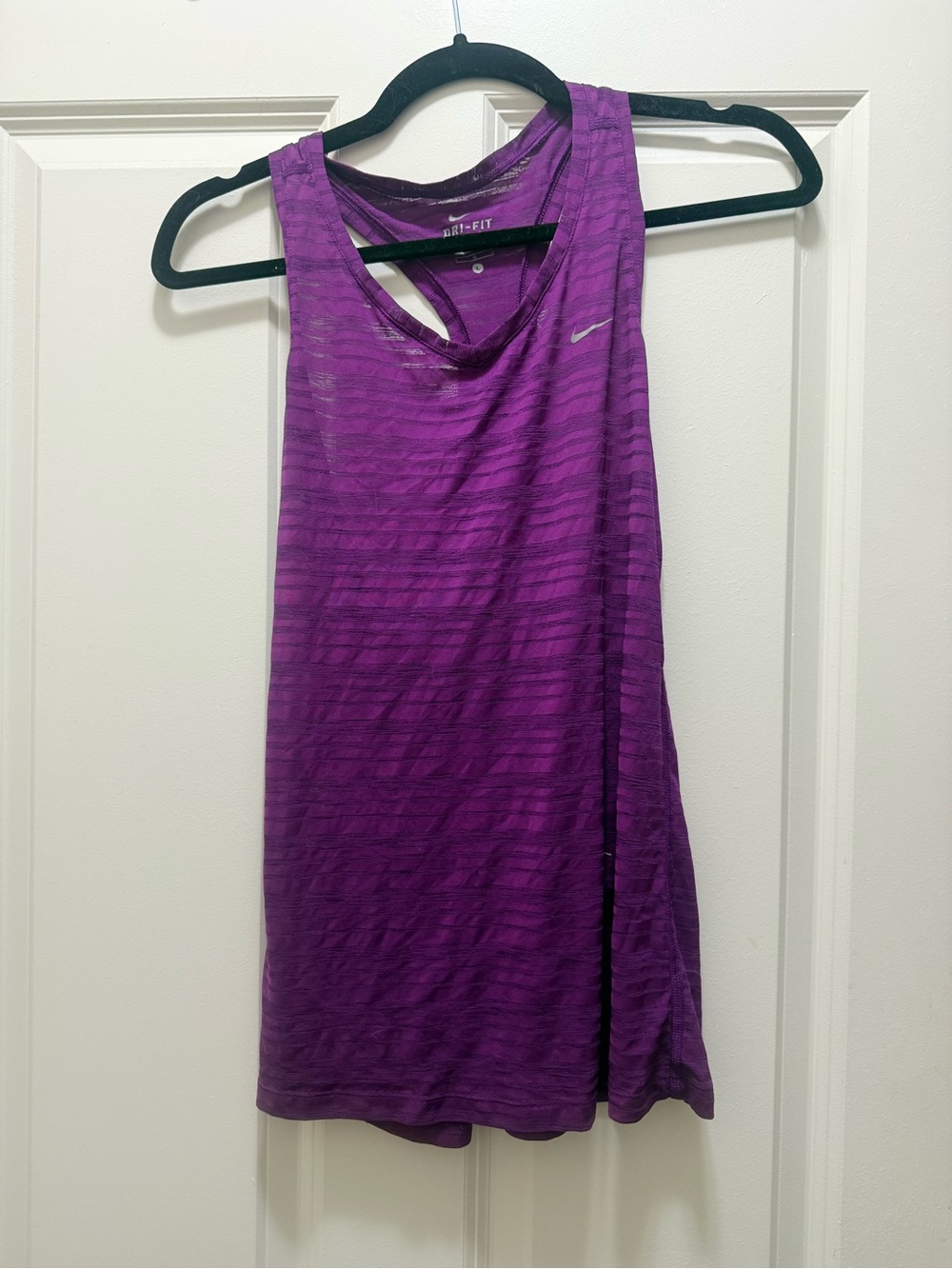 Nike Purple Racerback Dri-FIT Tank